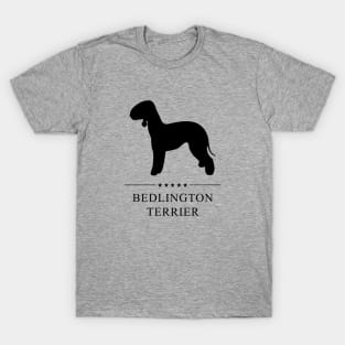 Bedlington Terrier Black Silhouette T-Shirt